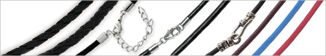 Leather Cord Necklaces Leather Cord Necklaces