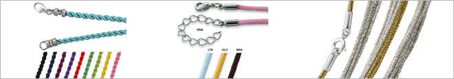 Silky Cored Necklaces Silky Cored Necklaces